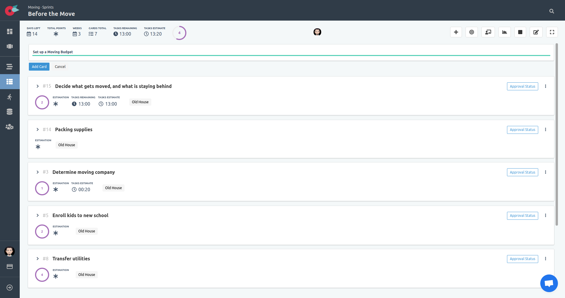 Project Tutorial - SCRUM Board - Add Card typing