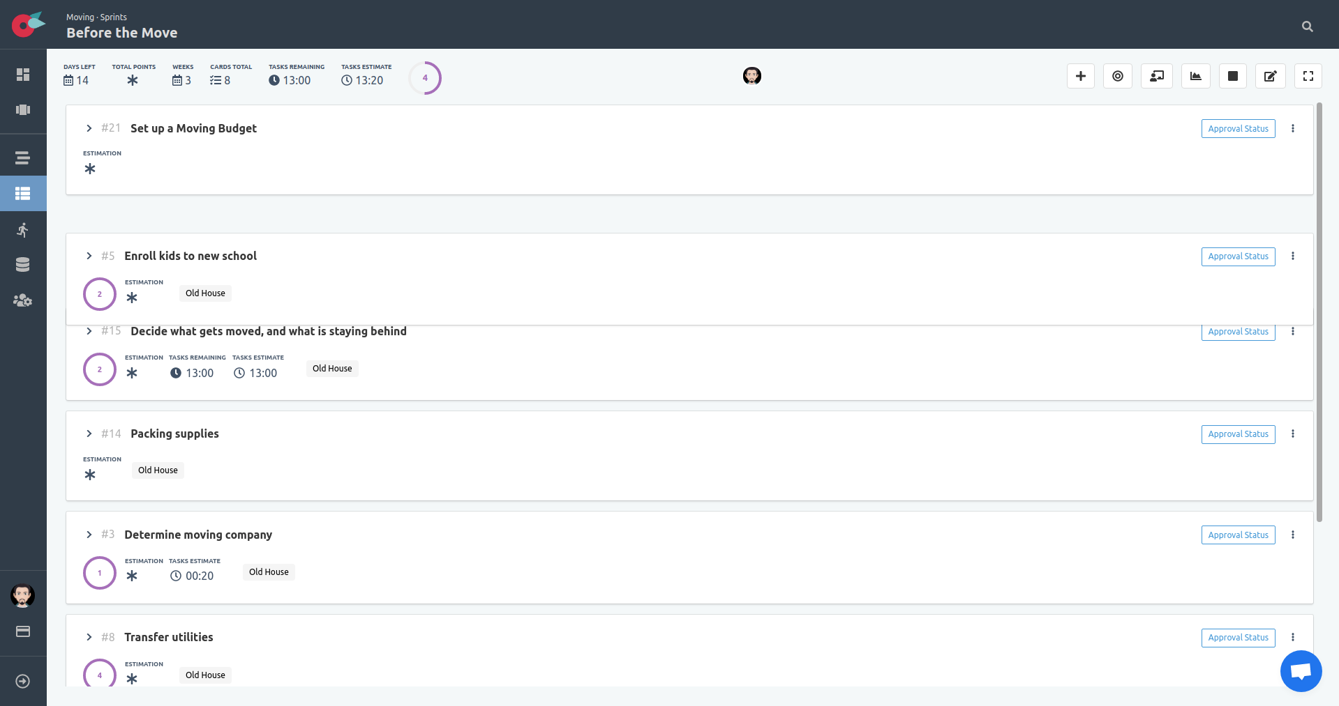 Project Tutorial - SCRUM Board - Card Reorder