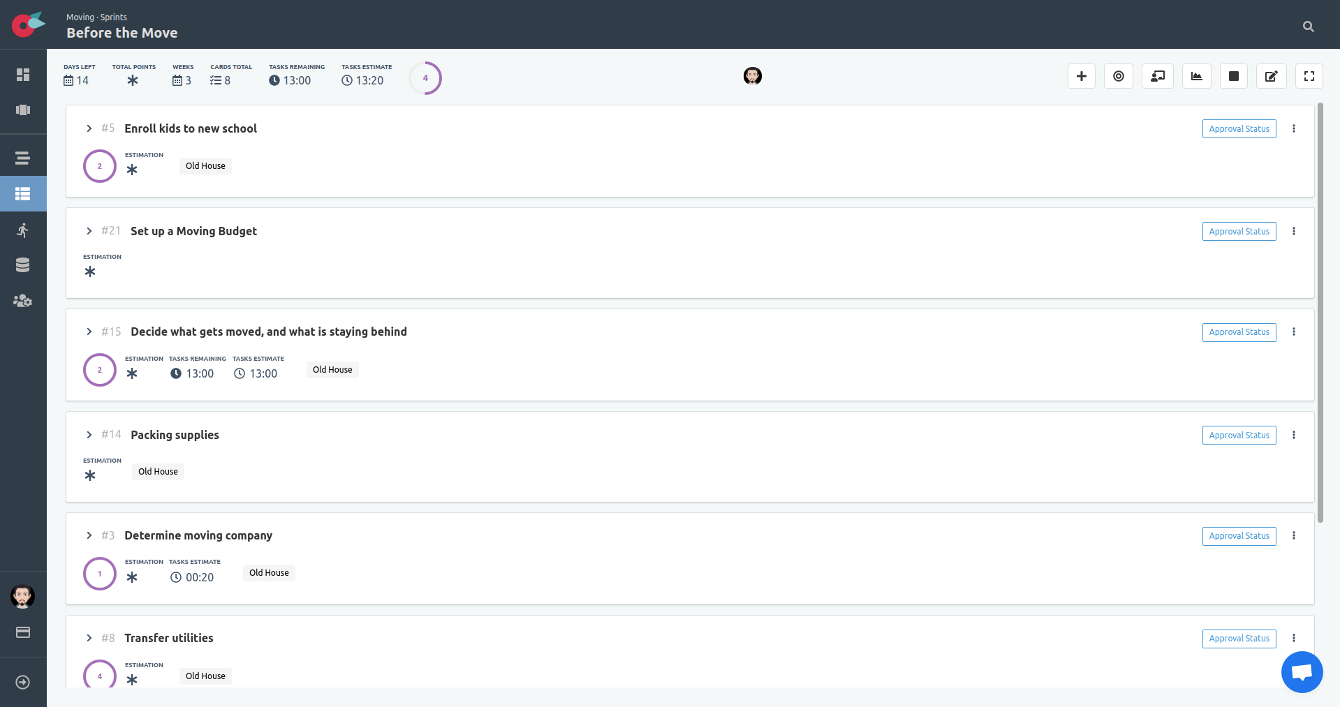 Project Tutorial - SCRUM Board - Card Reordered