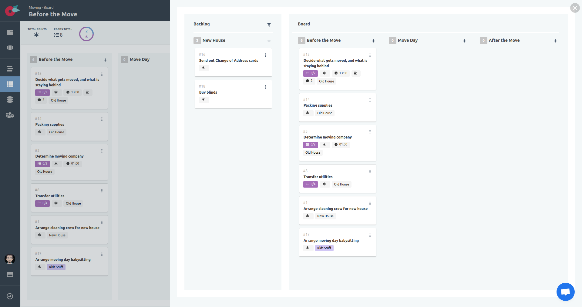 Project Tutorial - Kanban Board - Plan